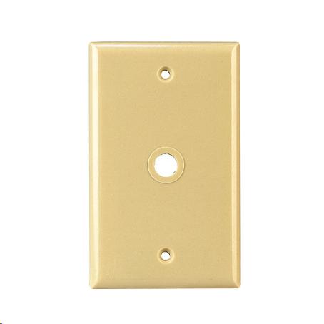 PLATE FOR TELEPHONE CABLE IVORY  