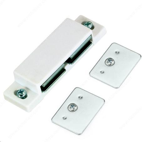 DOUBLE MAGNETIC CATCH WHITE