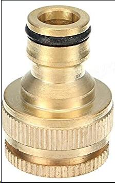 SOLID BRASS FAUCET CONNECTOR - FEMALE