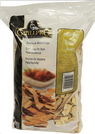 GRILL PRO HICKORY FLAVOUR WOOD CHIPS 2LB BAG