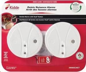 SMOKE ALARM-TWIN PACK WITH HUSH BUTTON    0916CAKT