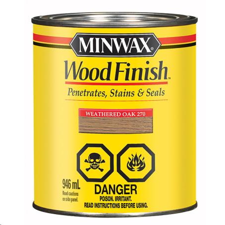 MINWAX-WOOD FINISH WEATHERED OAK 946ML