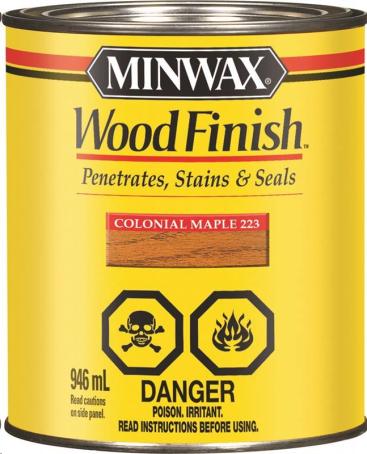 MINWAX-WOOD FINISH COLONIAL MAPLE 946ML