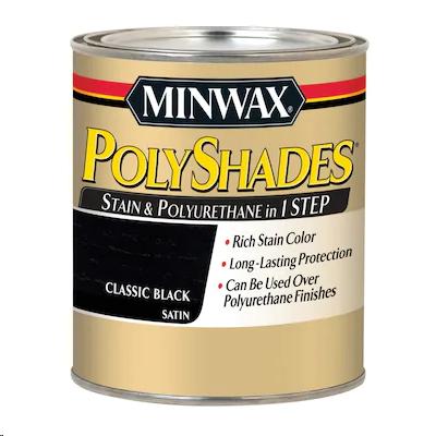 MINWAX-POLYSHADES CLASSIC BLACK SATIN 946ML    