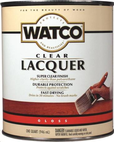 WATCO CLEAR BRUSHING LACQUER GLOSS 946ML