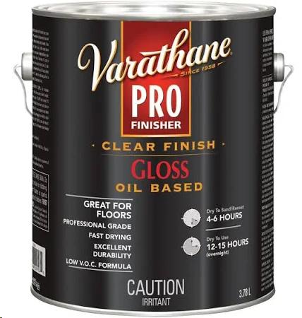 VARATHANE PRO-OIL BASED CLEAR GLOSS 3.79L