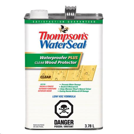 THOMPSON'S WOOD PROTECTOR CLEAR 3.78L   