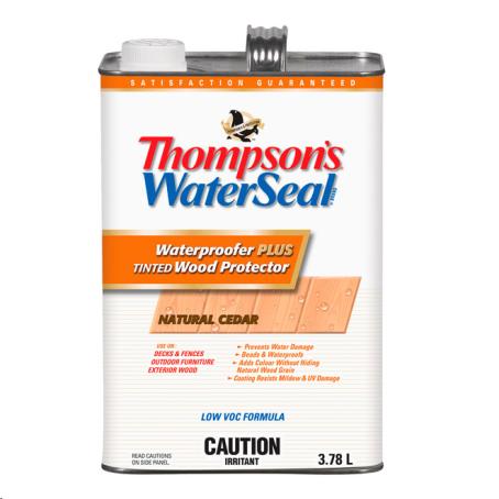 THOMPSON'S WOOD PROTECTOR NATURAL CEDAR 3.78L   