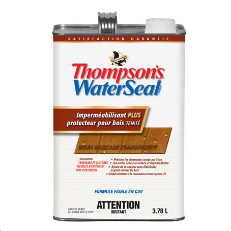 THOMPSON'S WOOD PROTECTOR NUTMEG 3.78L   
