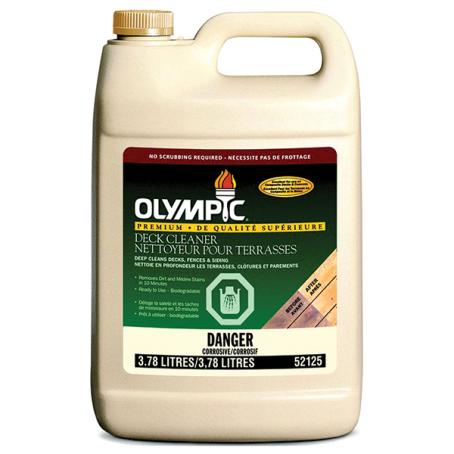 OLYMPIC LIQUID DECK & FENCE CLEANER - GALLON SIZE