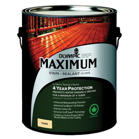 OLYMPIC MAX WATERPROOFING SEALANT-CLEAR 3.78L