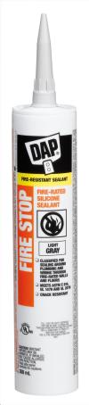 DAP FIRE STOP - FIRE RATED SILICONE SEALANT 300ML