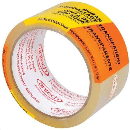 PACKAGING TAPE CLEAR 48MM X 50M  