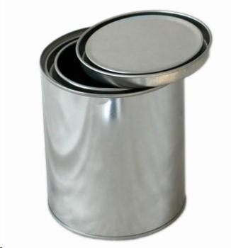 EMPTY PAINT CAN WITH LID -1 LITRE        