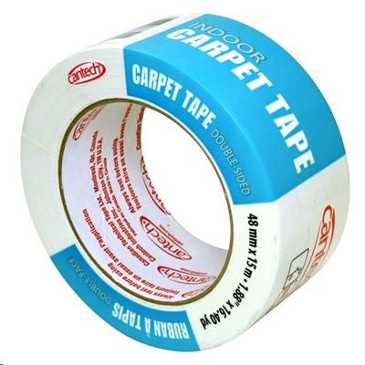INTERIOR CARPET TAPE DOUBLE FACED WHITE 48MMX15M 
