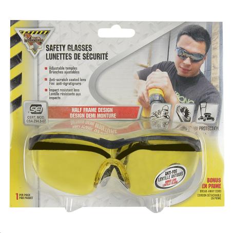 WORKHORSE RENEGADE SAFETY GLASSES AMBER