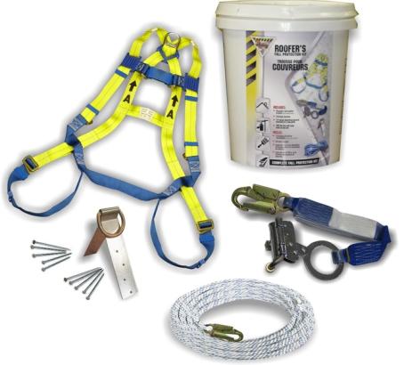 WORKHORSE ROOFER'S FALL PROTECTION KIT 50'