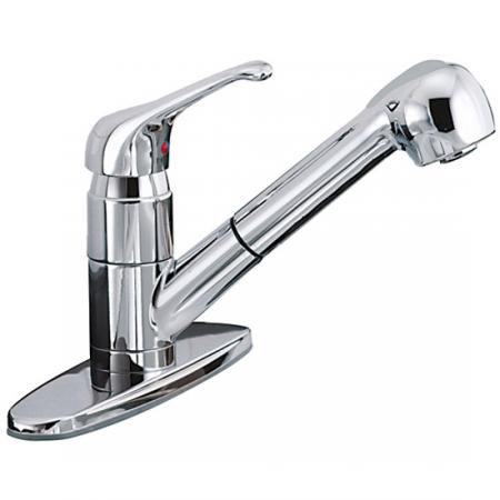 TAYMOR KIT. FAUCET INFINITY 1 LEVER PULLOUT CHROME 06-8831S