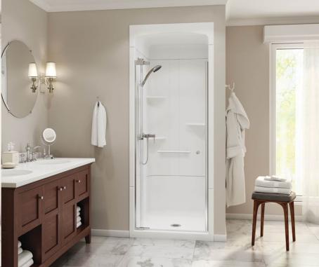 MAAX CAMELIA SHOWER W/ROOF-3636 3PC SECTIONAL WHITE