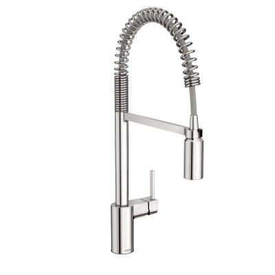 MOEN KITCHEN FAUCET ALIGN 1 HANDLE PRE-RINSE SPRING PULLDOWN CHROME