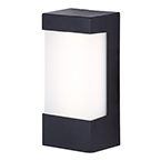OUTDOOR LED SQUARE BLACK PLASTIC WITH ACRLIC LENS EXTERIOR LIGHT