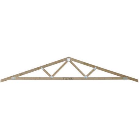 TRUSS SHED 10' 4/12 PITCH 1' OVERHANG