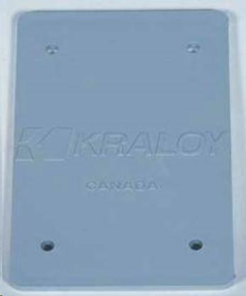 PVC BOX COVER WITH SCREWS AND GASKET WEATHERPROOF 20234