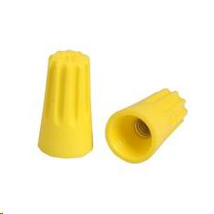 CONNECTORS CABLE TWIST YELLOW 12PK