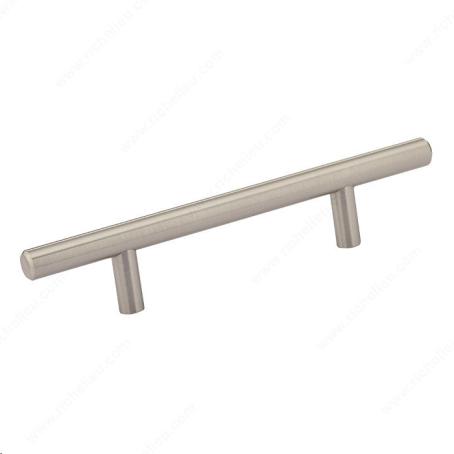 CONTEMPORARY STEEL 96MM BAR PULL - 305 BRUSHED NICKEL 