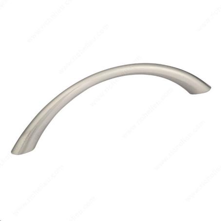 CONTEMPORARY METAL ARCHED PULL  96MM - BRUSHED NICKEL 3511