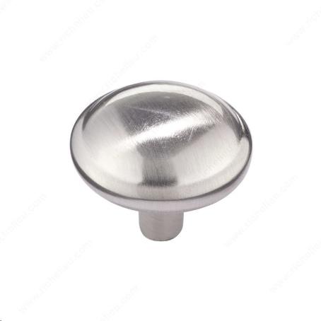 TRADITIONAL CLASSIC ROUND DOMED KNOB - 2181 BRUSHED NICKEL