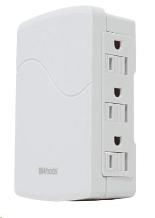 WALL TAP 6-OUTLET WITH PHONE CRADLE  41261