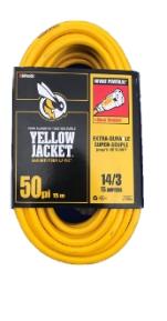 YELLOW JACKET EXTENSON CORD14/3X15M 1OUT LT. 550087
