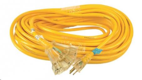 YELLOW JACKET EXTENSON CORD12/3X30M 3 OUT 510020 