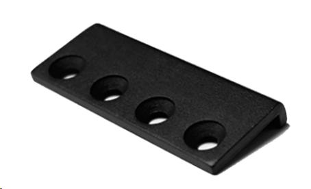 WALL MOUNTED TRACK CONNECTOR #630/640 BLACK