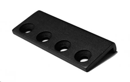 WALL MOUNTED TRACK CONNECTOR #630/640 DARK BROWN 