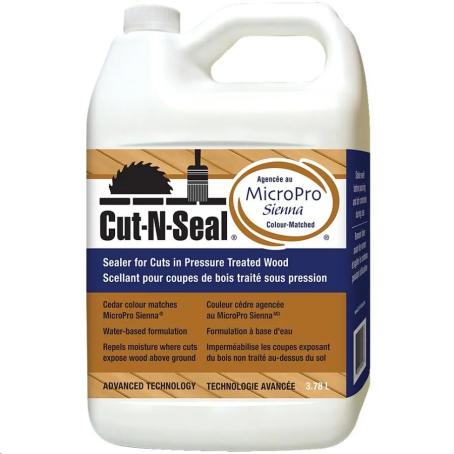 CUT-N-SEAL CEDAR BROWN 3.78L FOR PT WOOD