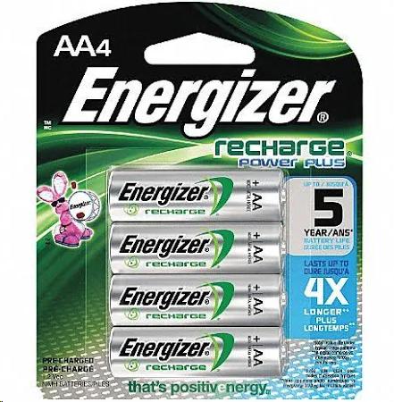ENERGIZER RECHARGEABLE BATTERIES AA4 4/CD NH15BP4