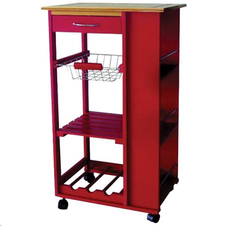 OMA KITCHEN TROLLEY - RED  