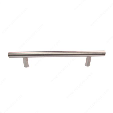 CONTEMPORARY STEEL 128MM BAR PULL - 305 BRUSHED NICKEL