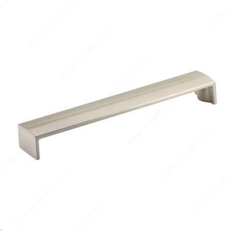 CONTEMPORARY SHARP LINE 192MM METAL PULL - 1703 BRUSHED NICKEL