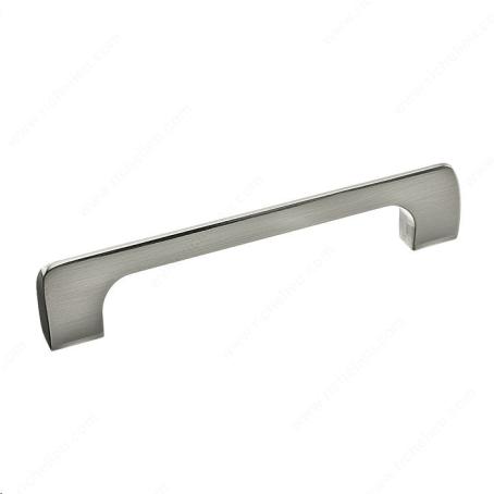 CONTEMPORARY 128MM METAL PULL - 814 BRUSHED NICKEL