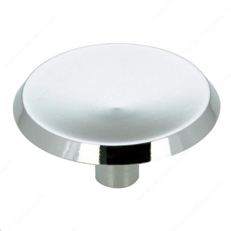 TRADITIONAL SLIGHTLY CONCAVE CLASSIC ROUND KNOB - 3775 POLISHED CHROME