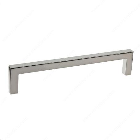 CONTEMPORARY RIGHT ANGLE 160MM METAL PULL - 873 POLISHED NICKEL