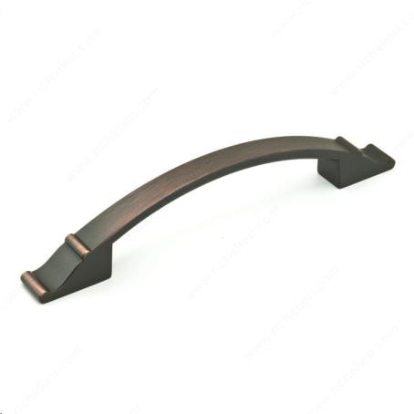 TRADITIONAL 128MM METAL PULL - 2606 BRUSHED OIL RUBBED BRONZE