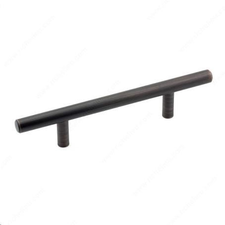 CONTEMPORARY STEEL 96MM BAR PULL - 305 BRUSHED OIL RUBBED BRONZE