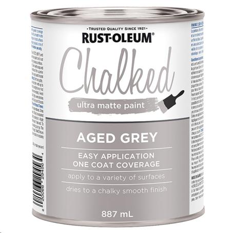 CHALKED PAINT - AGED GREY 887ML