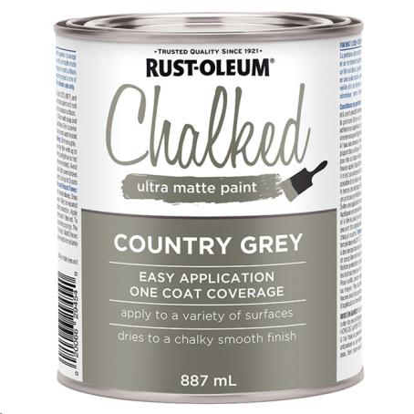 CHALKED PAINT - COUNTRY GREY 887ML
