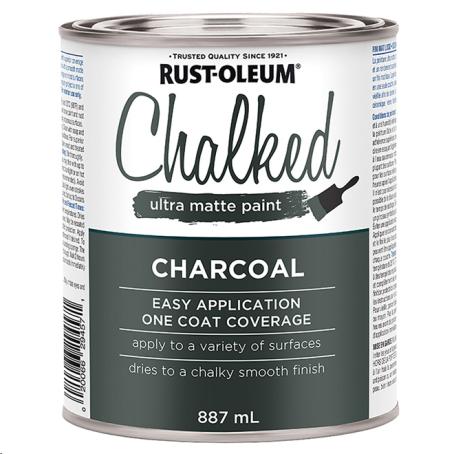 CHALKED PAINT - CHARCOAL 887ML