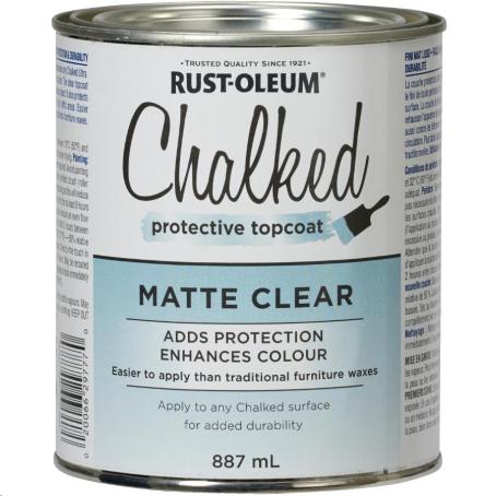 CHALKED PAINT - MATTE CLEAR TOPCOAT 887ML